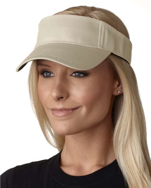 Khaki Ace Vat-Dyed Twill Visor - AC101