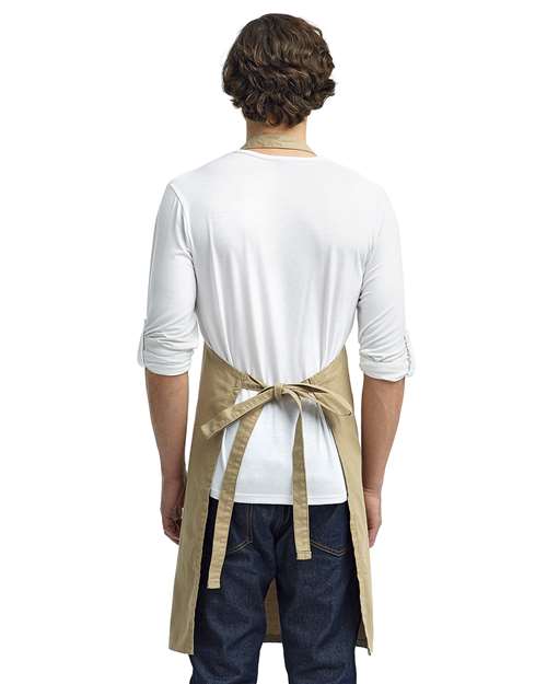 Khaki Calibre Heavy Canvas Bib Apron - RP130