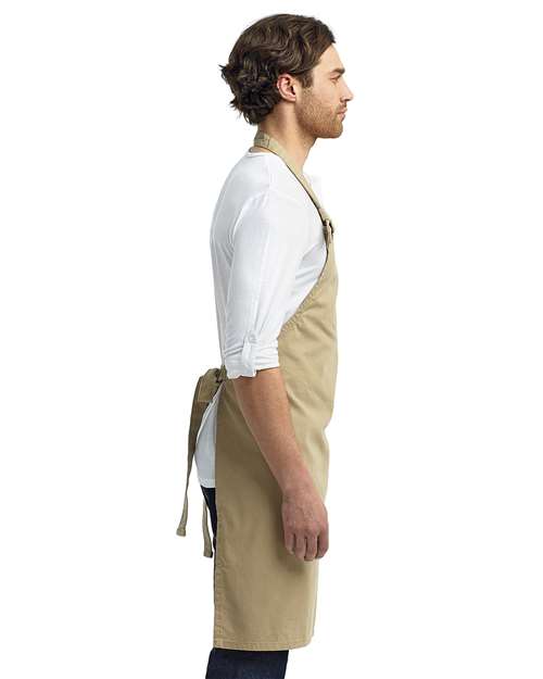 Khaki Calibre Heavy Canvas Bib Apron - RP130