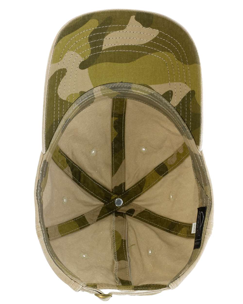 Khaki/ Camo Women's Pigment-Dyed with Fashion Undervisor Cap - CASSIE