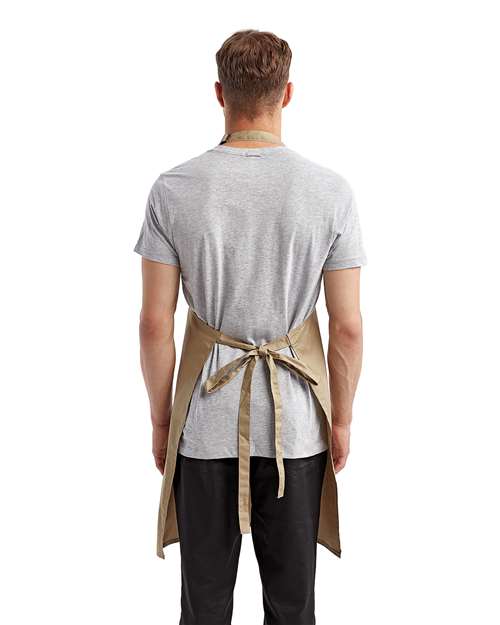 Khaki Recycled Bib Apron - RP150