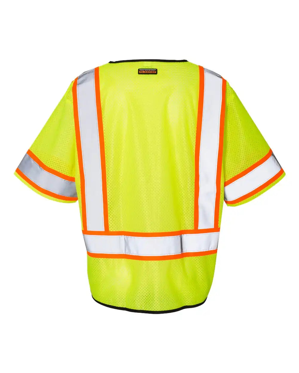 Kishigo 1565-1566 Class 3 Mesh Zippered Vest - Lime