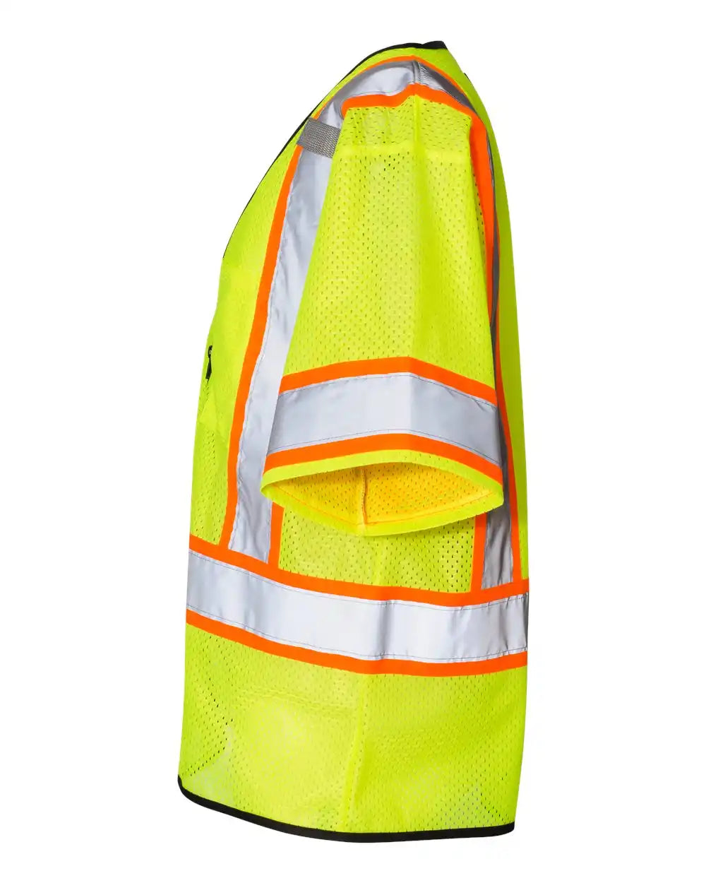 Kishigo 1565-1566 Class 3 Mesh Zippered Vest - Lime
