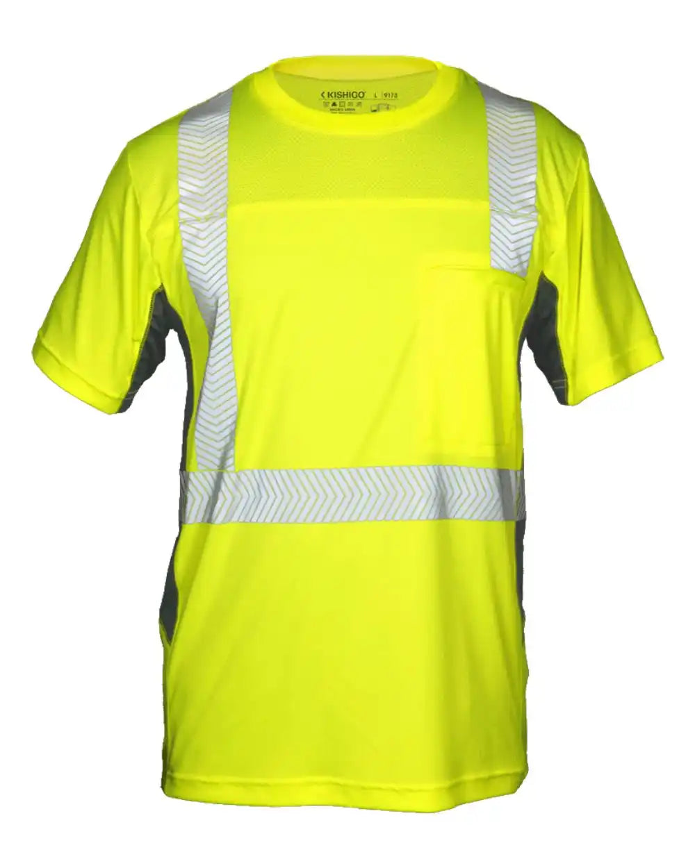 Kishigo 9173 Premium Black Series® Cool Touch Class 2 Short Sleeve T-shirt - Lime / m