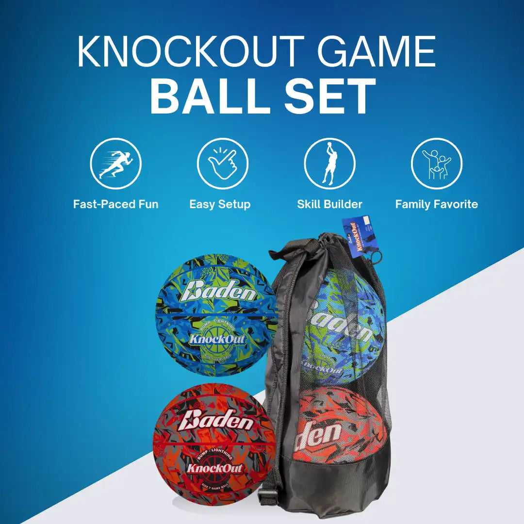 Knockout Game Ball Set(bump/lightning)