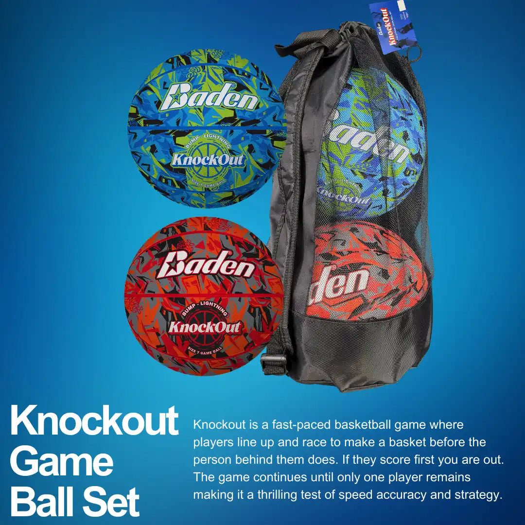 Knockout Game Ball Set(bump/lightning)