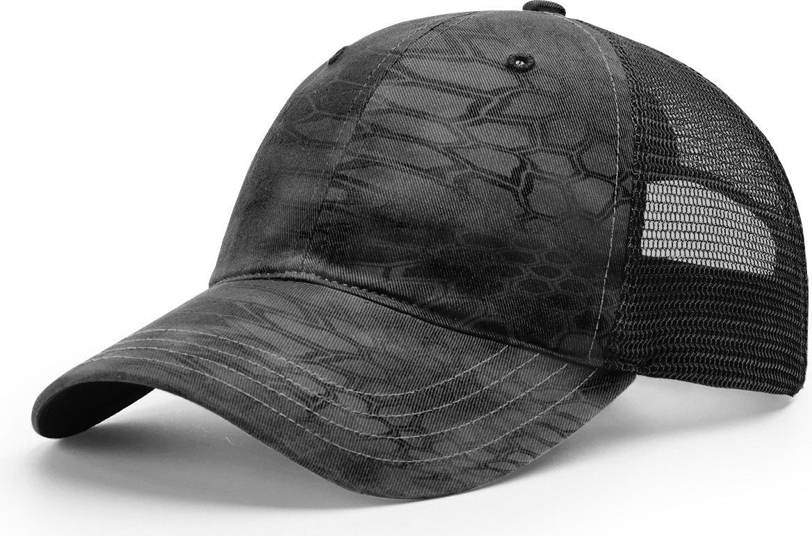 Kryptek Typhon/Black Garment Washed Printed Trucker