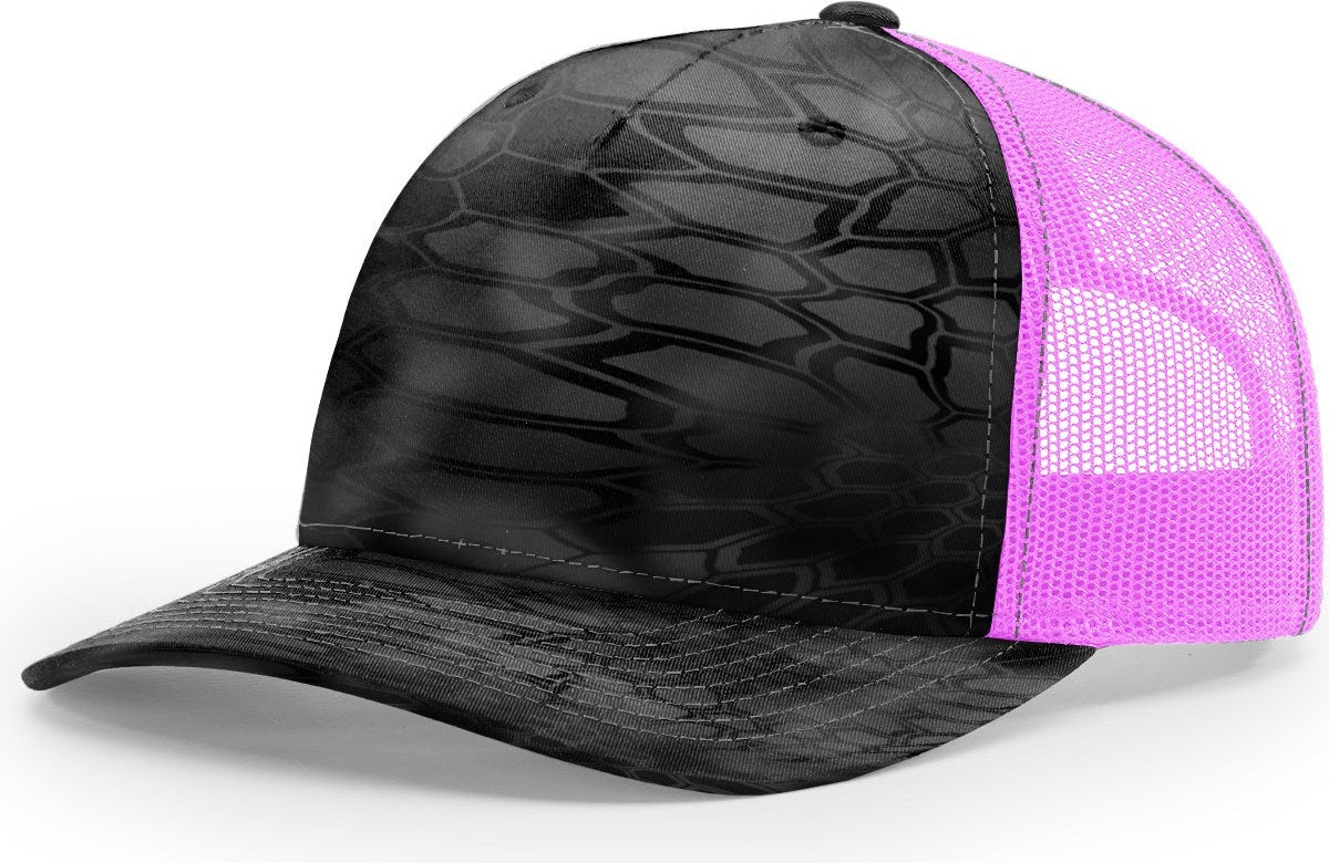 Kryptek Typhon/Neon Pink Printed Five Panel Trucker