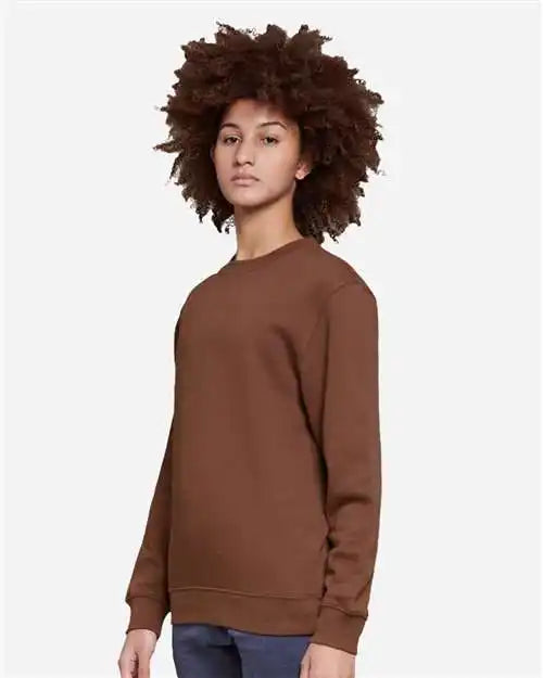 Lane Seven Ls14004 Premium Crewneck Sweatshirt - Chestnut - Xs