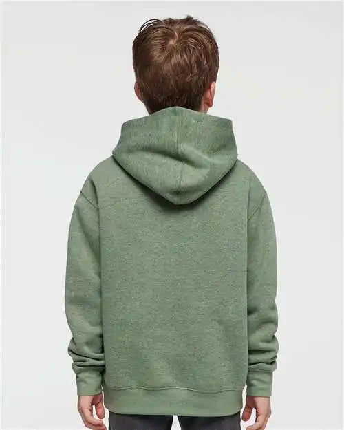 Lat 2296 Youth Fleece Hoodie - Bamboo Blackout