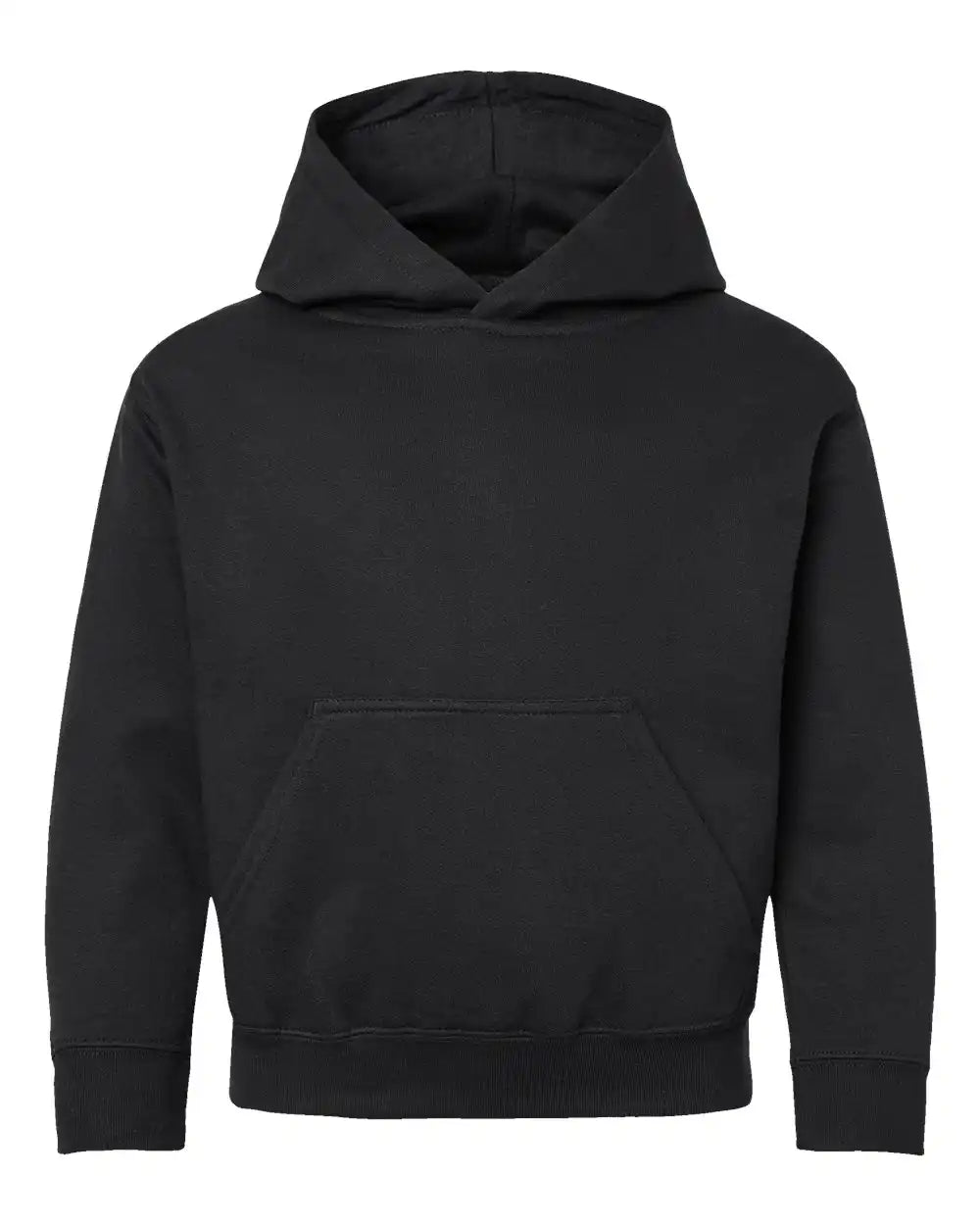 Lat 2296 Youth Fleece Hoodie - Black - Xs
