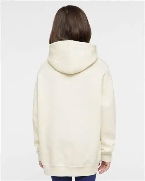 Lat 2296 Youth Fleece Hoodie - Natural Heather