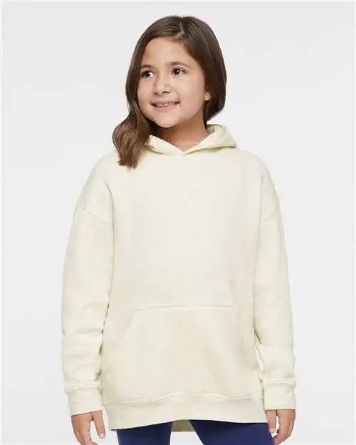 Lat 2296 Youth Fleece Hoodie - Natural Heather