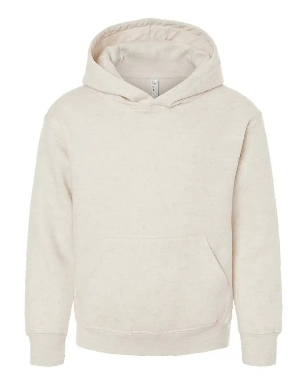 Lat 2296 Youth Fleece Hoodie - Natural Heather - Xs