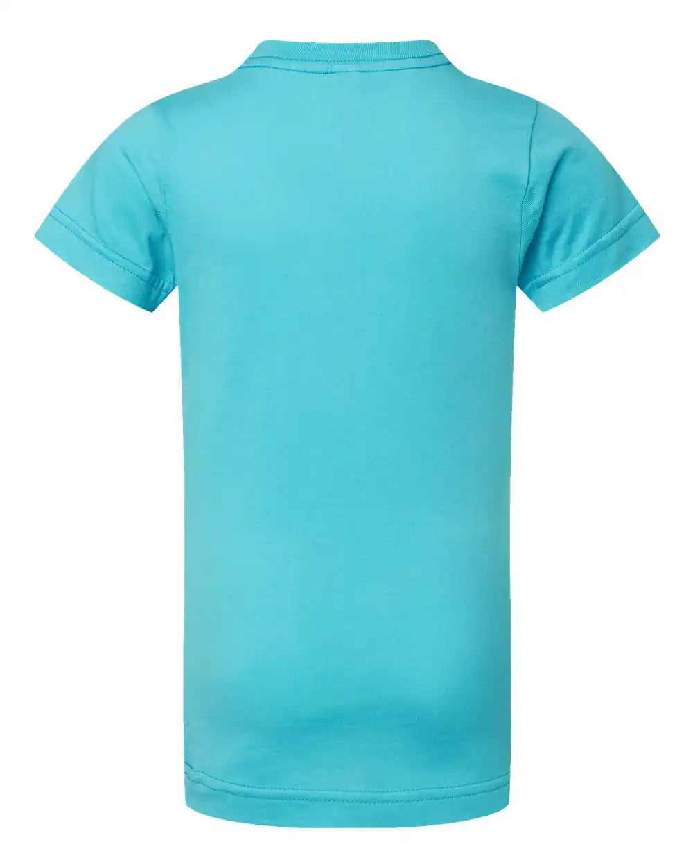 Lat 2616 Girls’ Fine Jersey Tee - Caribbean - Xs