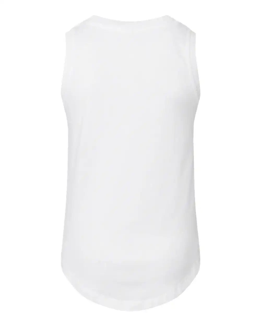 Lat 2692 Girls’ Relaxed Fine Jersey Tank - White
