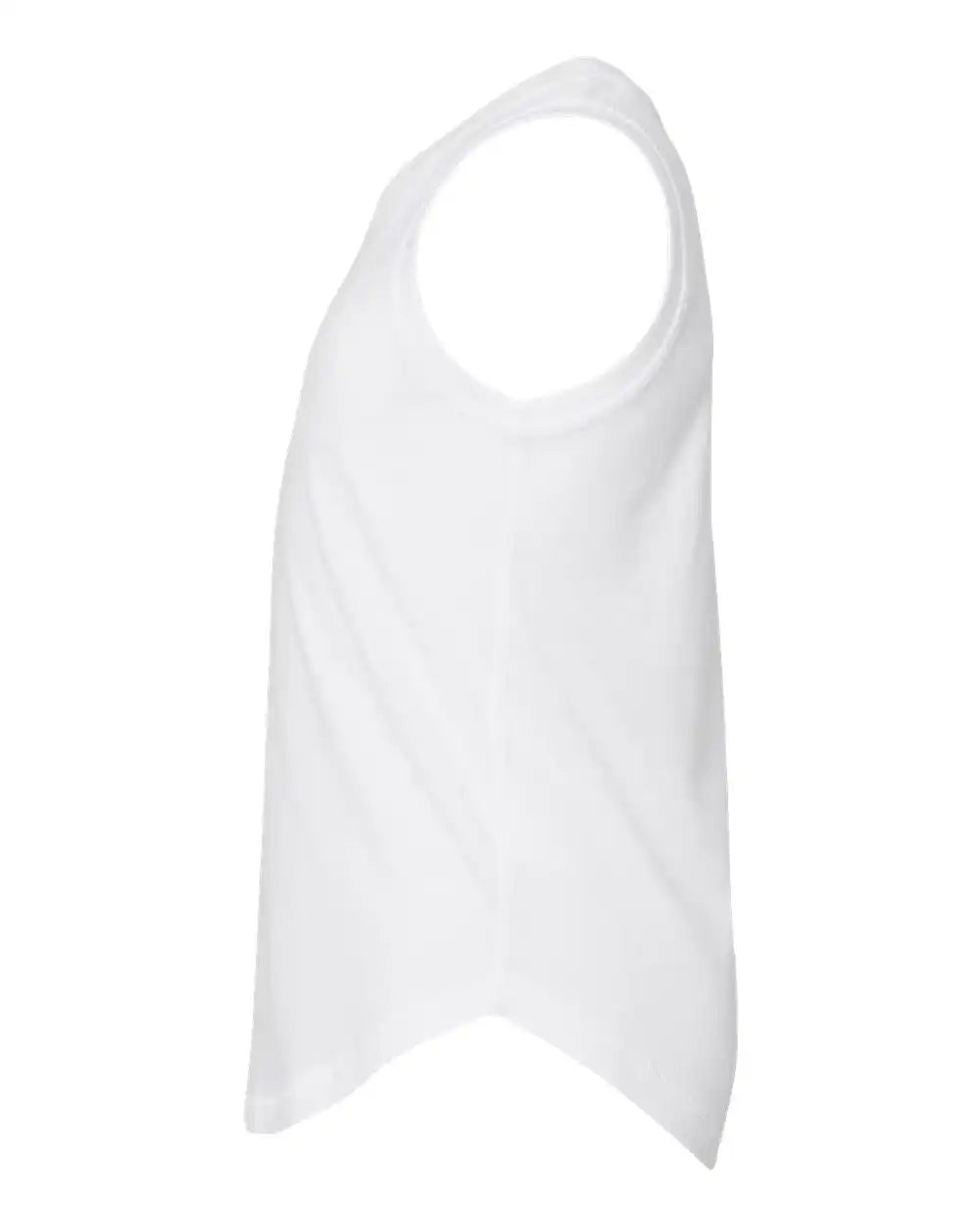 Lat 2692 Girls’ Relaxed Fine Jersey Tank - White