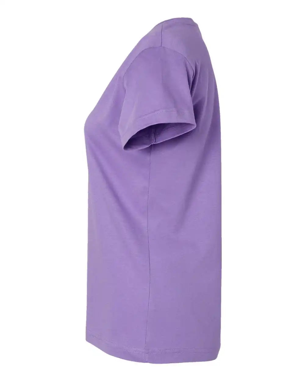 Lat 3507 Women’s Fine Jersey V-neck Tee - Lavender