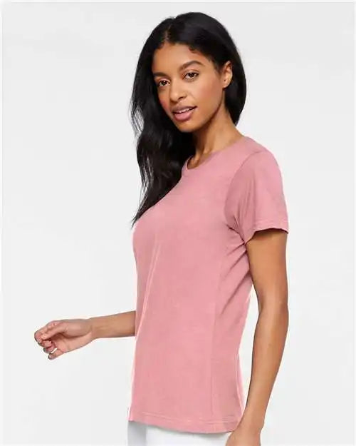 Lat 3516 Women’s Fine Jersey Tee - Vintage Mauvelous