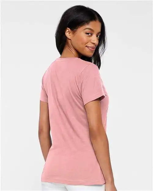 Lat 3516 Women’s Fine Jersey Tee - Vintage Mauvelous