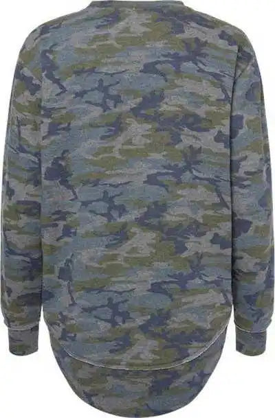 Lat 3525 Women’s Weekend Fleece - Vintage Camo