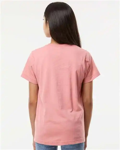 Lat 6101 Youth Fine Jersey Tee - Mauvelous