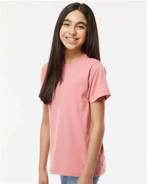 Lat 6101 Youth Fine Jersey Tee - Mauvelous