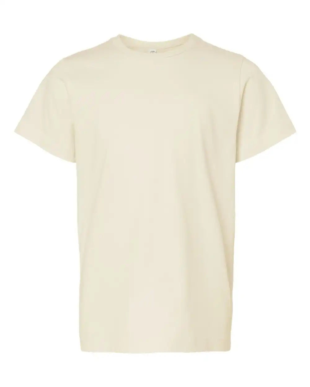 Lat 6101 Youth Fine Jersey Tee - Natural - Xs