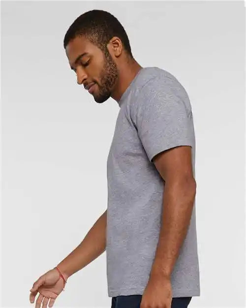 Lat 6901 Fine Jersey Tee - Heather