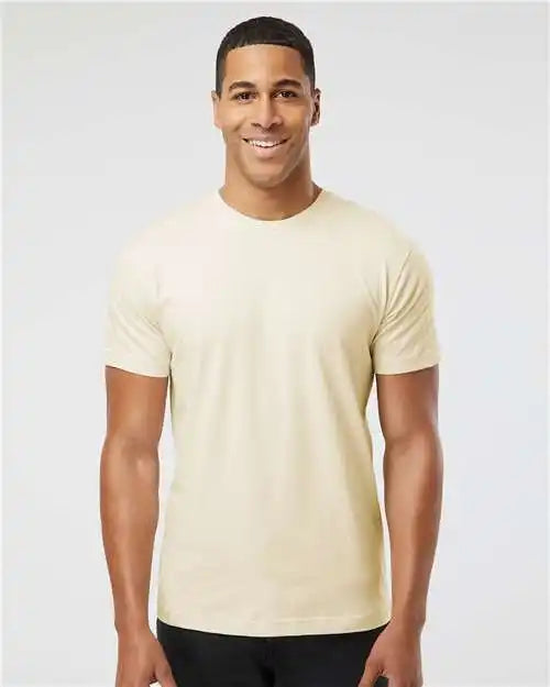Lat 6901 Fine Jersey Tee - Natural