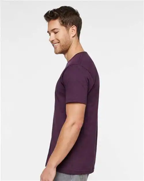 Lat 6901 Fine Jersey Tee - Plum