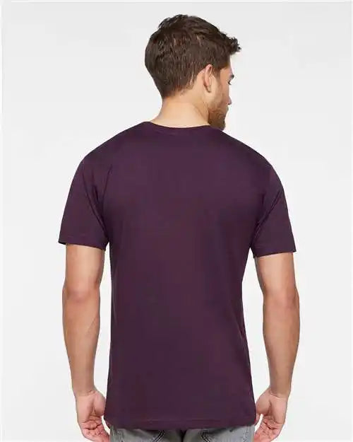 Lat 6901 Fine Jersey Tee - Plum