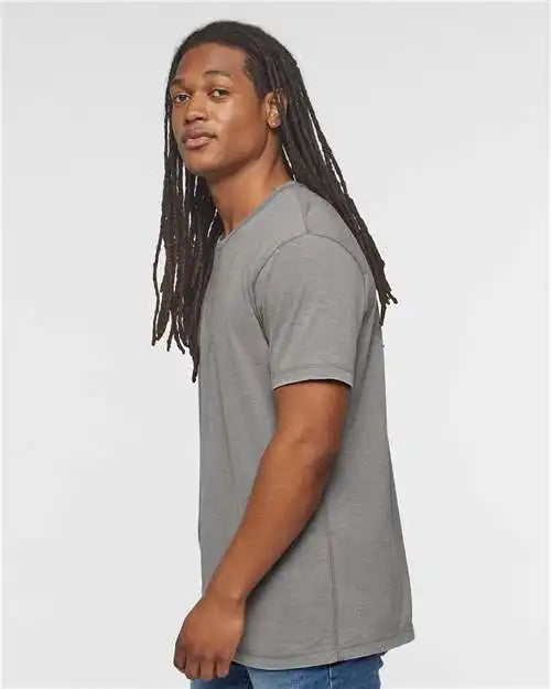 Lat 6902 Vintage Wash Tee - Washed Grey