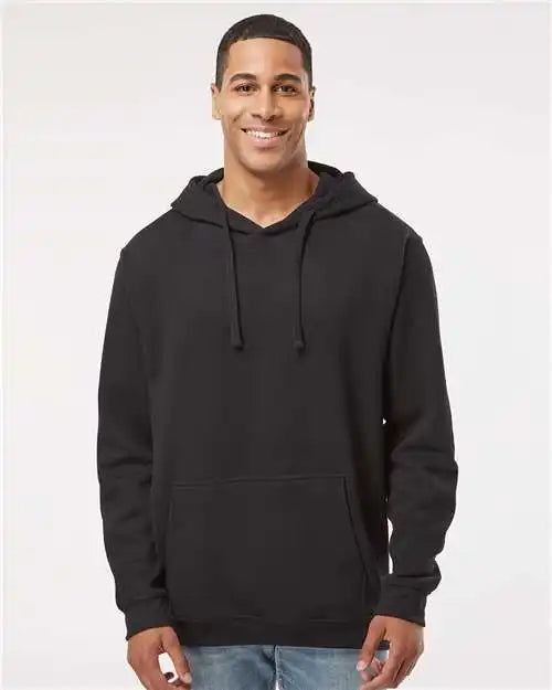 Lat 6926 Elevated Fleece Basic Hoodie - Black
