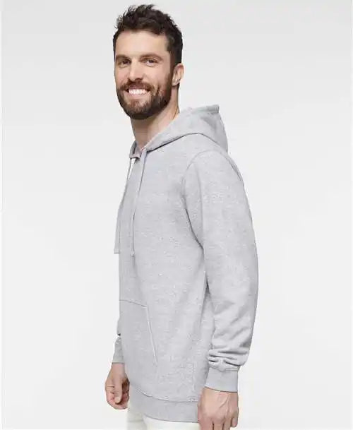 Lat 6926 Elevated Fleece Basic Hoodie - Heather