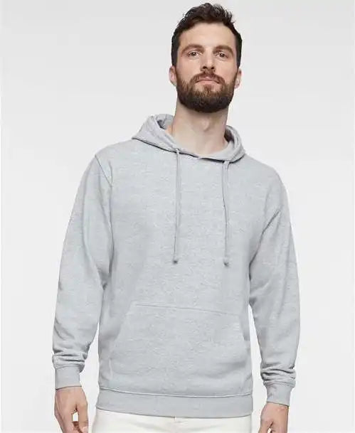 Lat 6926 Elevated Fleece Basic Hoodie - Heather