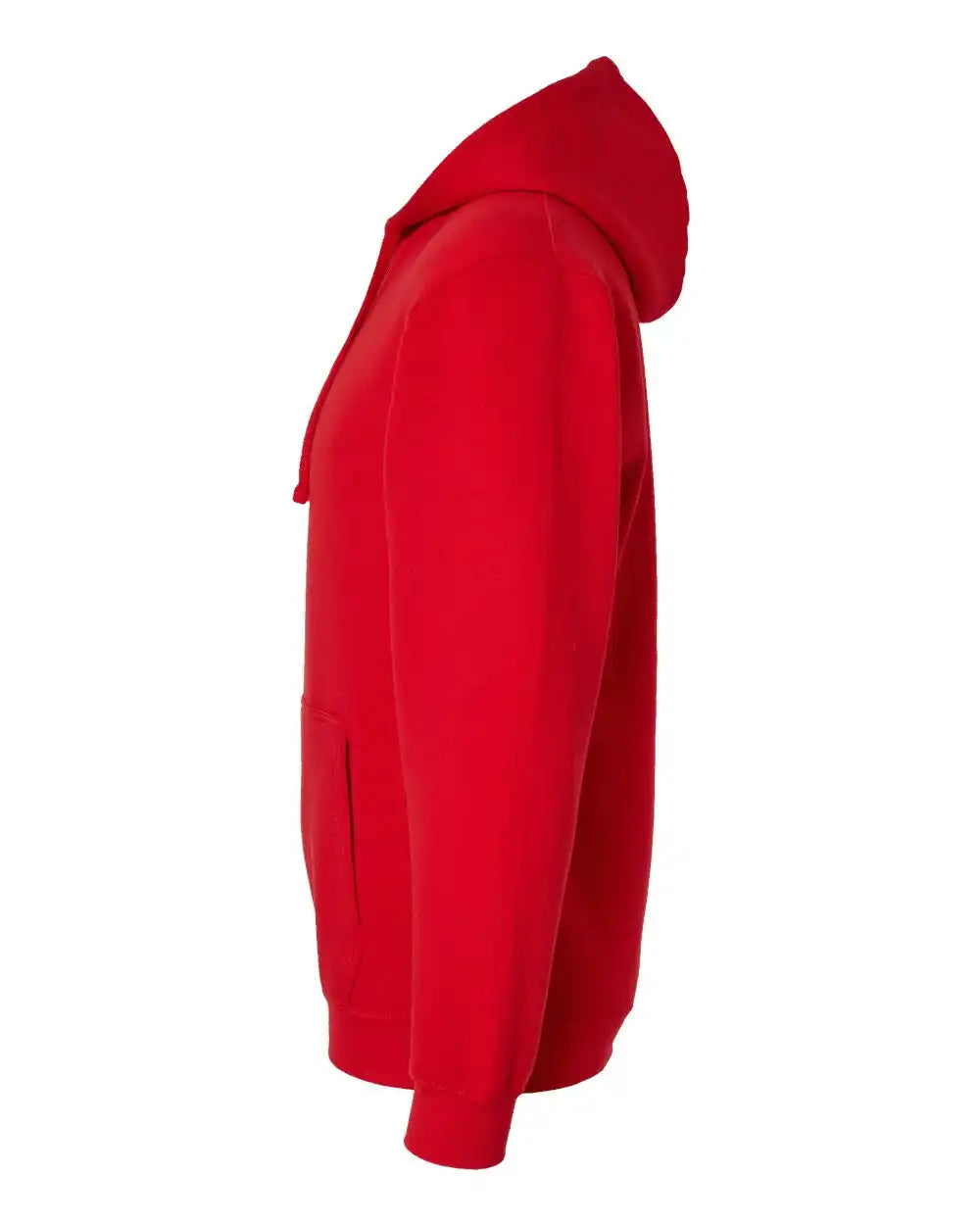Lat 6926 Elevated Fleece Basic Hoodie - Red