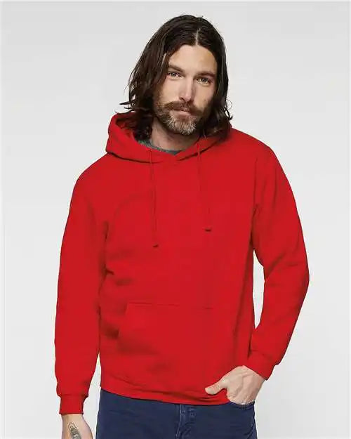 Lat 6926 Elevated Fleece Basic Hoodie - Red