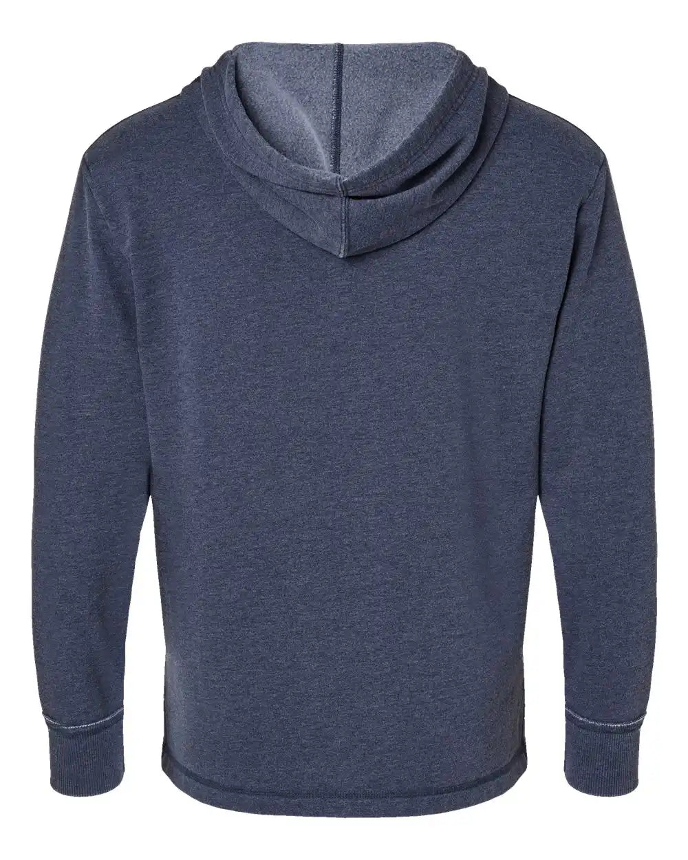 Lat 6936 Vintage Wash Fleece Hoodie - Washed Navy
