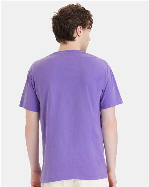 Lavender Garment-Dyed Pocket T-Shirt - GDH150