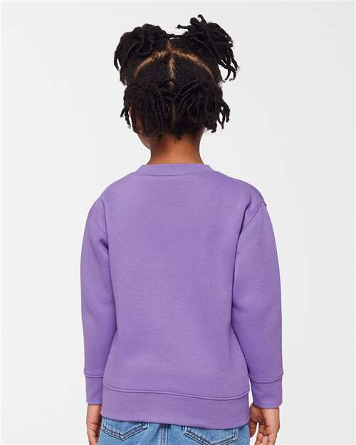 Lavender Toddler Fleece Crewneck Sweatshirt - 3317
