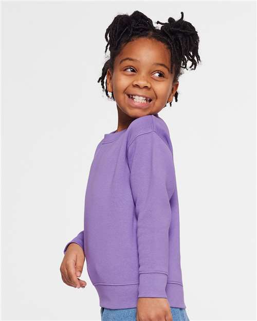 Lavender Toddler Fleece Crewneck Sweatshirt - 3317