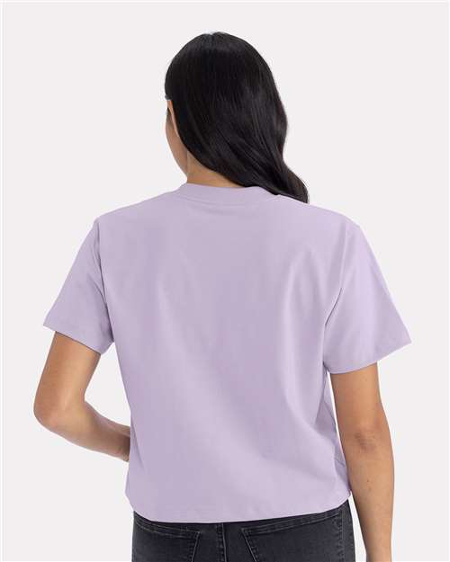 Lavender Women's Heavyweight Boxy T-Shirt - 7610