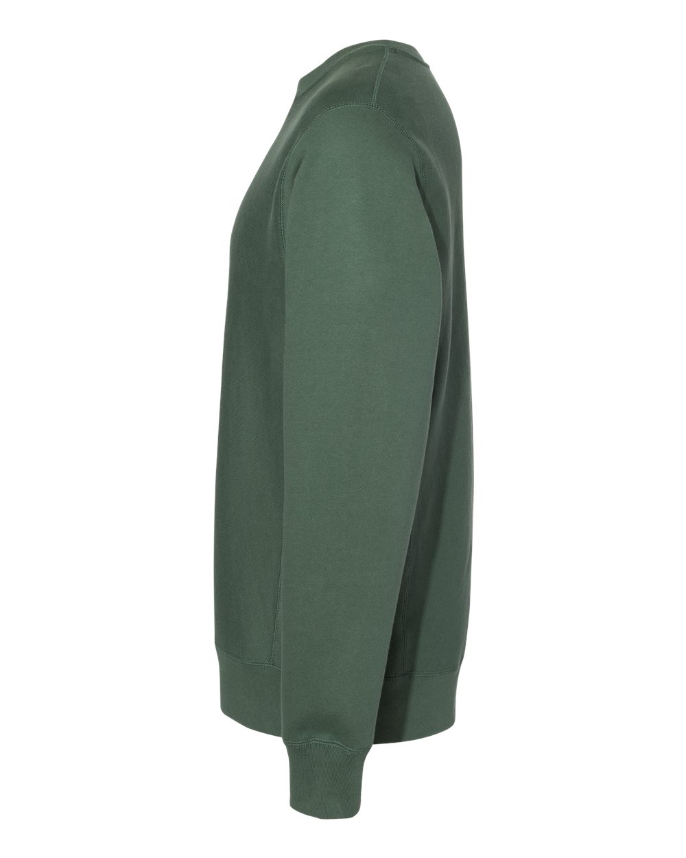 Left View of Alpine Green Legend - Premium Heavyweight Cross-Grain Crewneck Sweatshirt - IND5000C