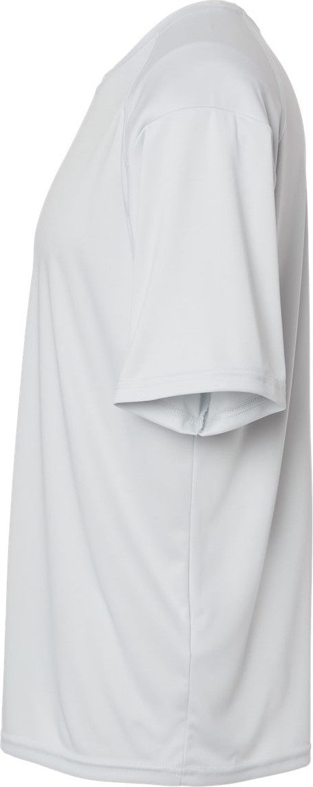 Left View of Aluminum Islander Performance T-Shirt - 200