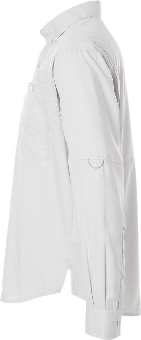 Left View of Aluminum Kitty Hawk Performance Long Sleeve Fishing Shirt - 702