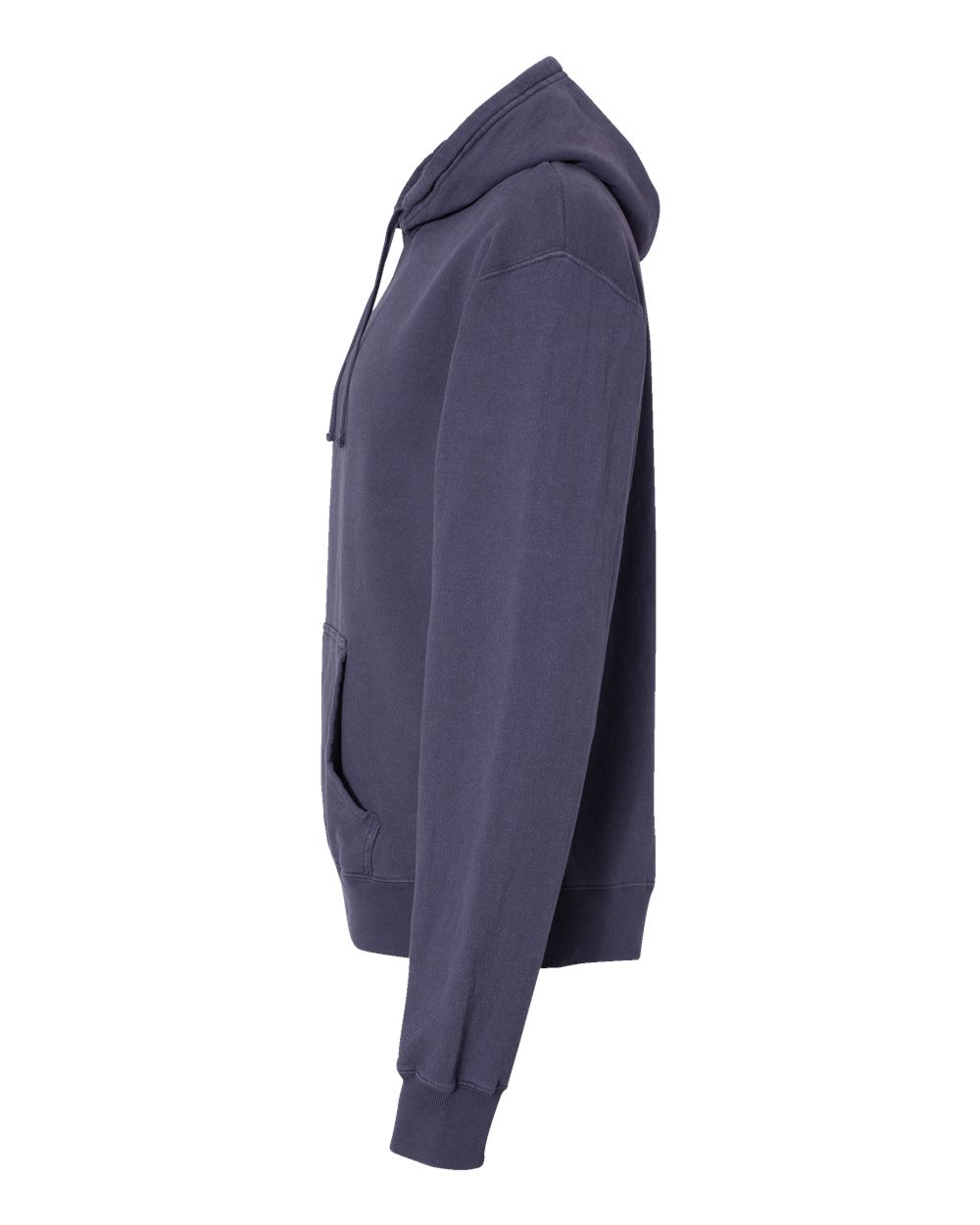 Left View of Anchor Slate Garment-Dyed Hooded Sweatshirt - GDH450
