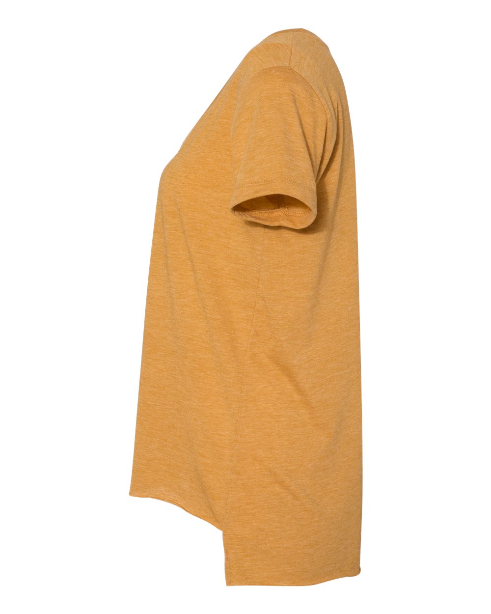 Left View of Antique Gold Women's Festival Scoop Neck T-Shirt - 5030