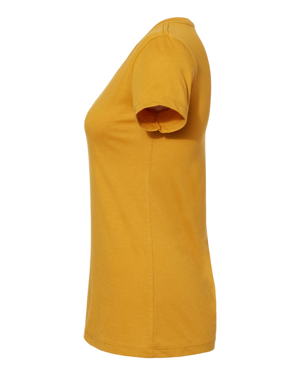 Left View of Antique Gold Women's Ideal V-Neck T-Shirt - 1540