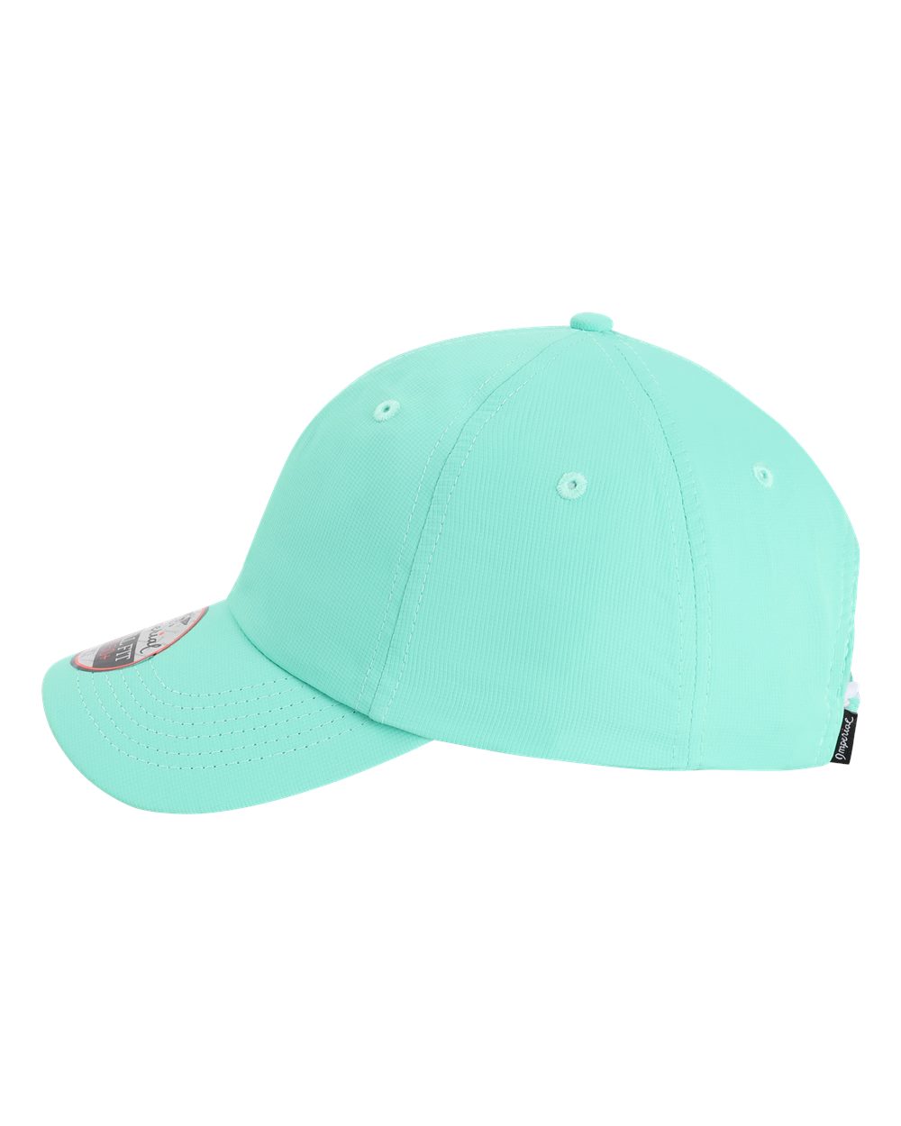 Left View of Aqua The Original Small Fit Women's Performance Cap - L210P
